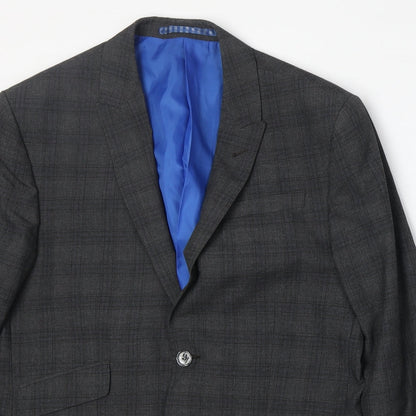 Mens UK Size 38 Marks and Spencer Regular Grey Suit Jacket