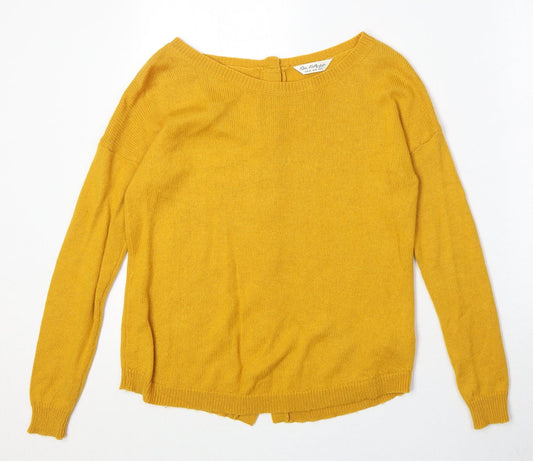 Womens UK Size 8 Miss Selfridge Yellow Pullover Jumper