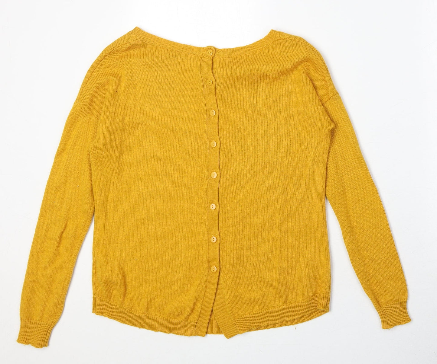 Womens UK Size 8 Miss Selfridge Yellow Pullover Jumper