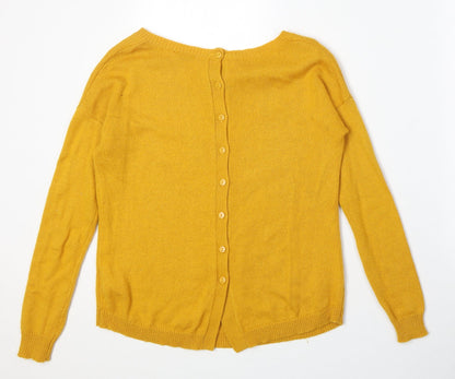 Womens UK Size 8 Miss Selfridge Yellow Pullover Jumper