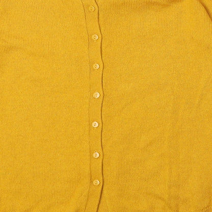 Womens UK Size 8 Miss Selfridge Yellow Pullover Jumper