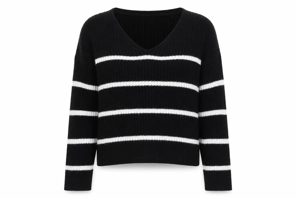 Womens UK Size S New Look Black Pullover Jumper