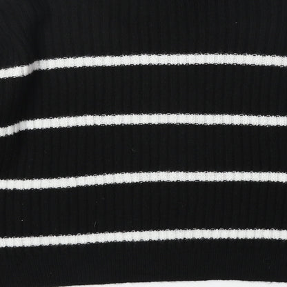 Womens UK Size S New Look Black Pullover Jumper