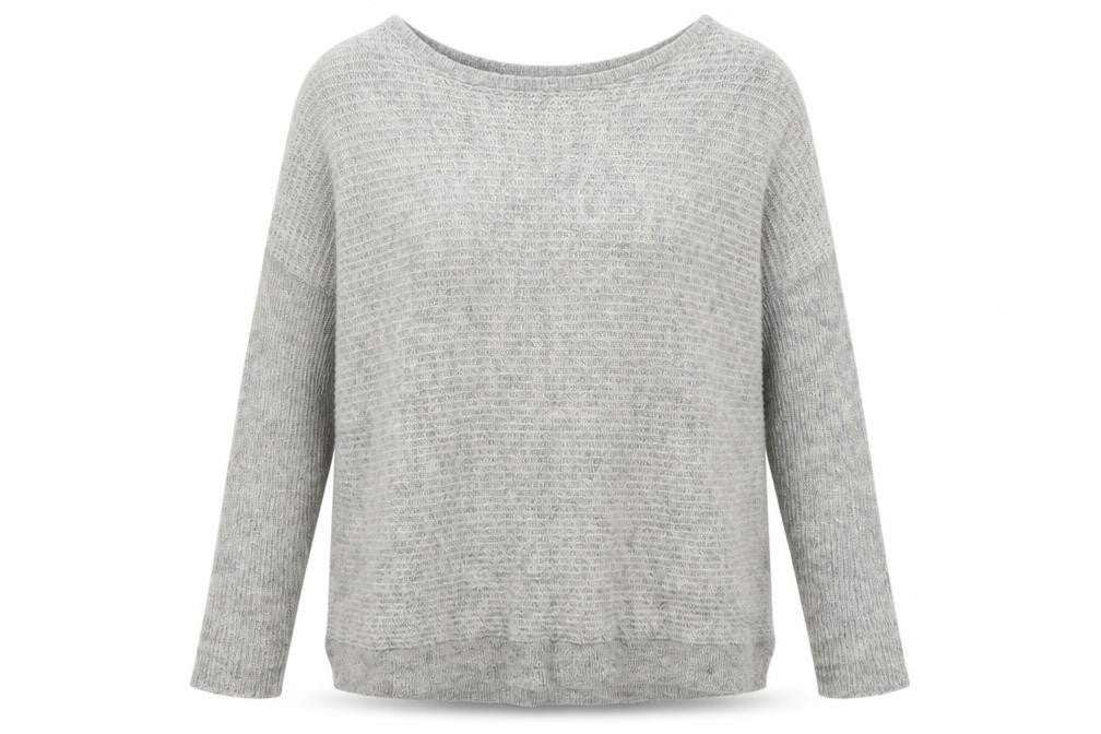 Womens UK Size S New Look Grey Pullover Jumper