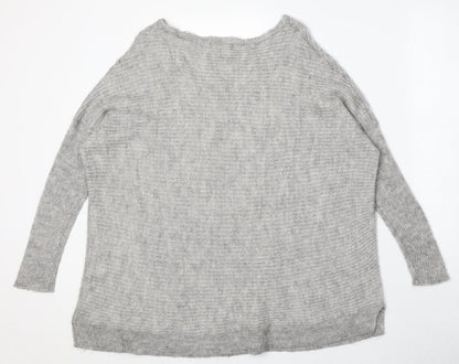 Womens UK Size S New Look Grey Pullover Jumper