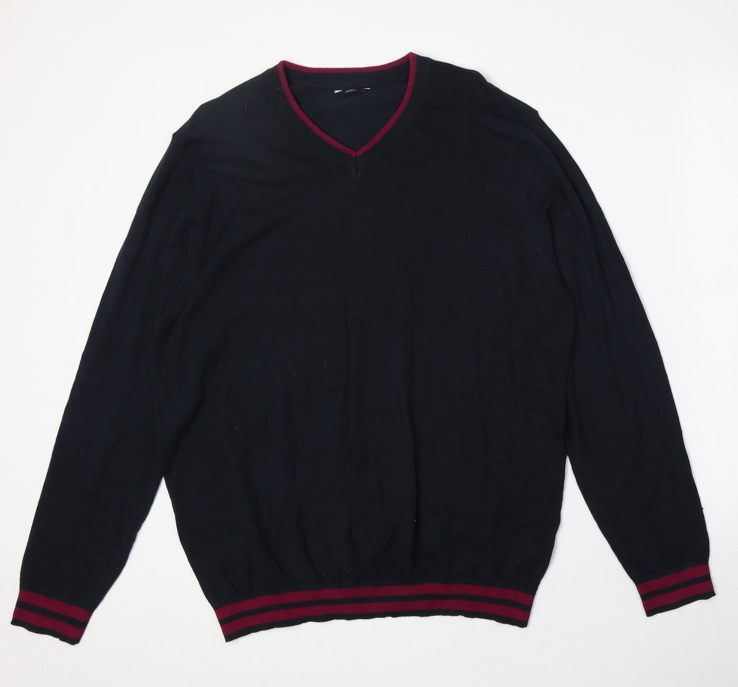 Womens UK Size L M&Co Blue Pullover Jumper