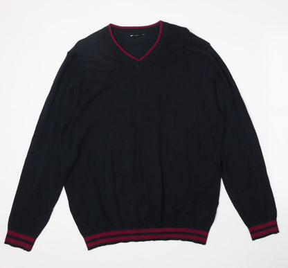 Womens UK Size L M&Co Blue Pullover Jumper