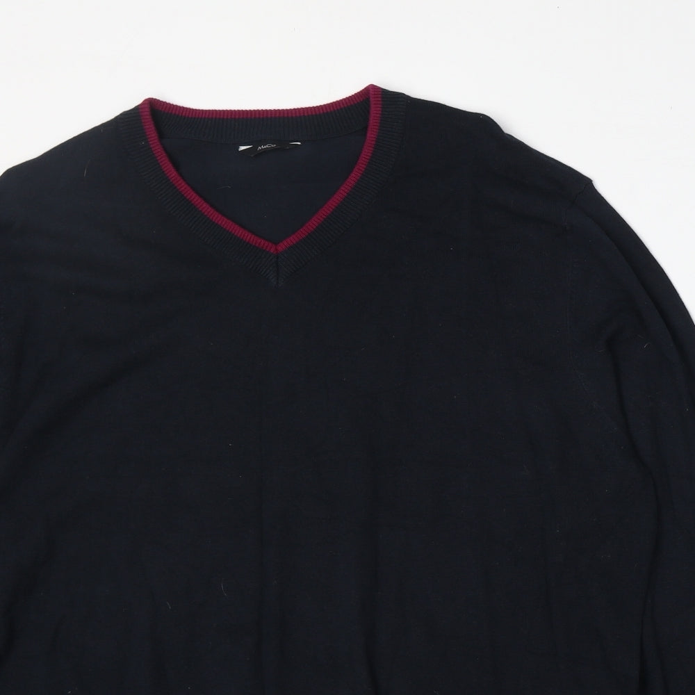 Womens UK Size L M&Co Blue Pullover Jumper