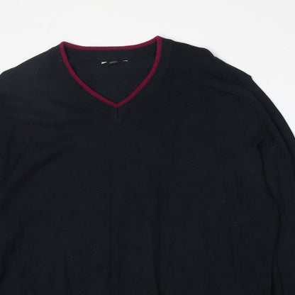 Womens UK Size L M&Co Blue Pullover Jumper