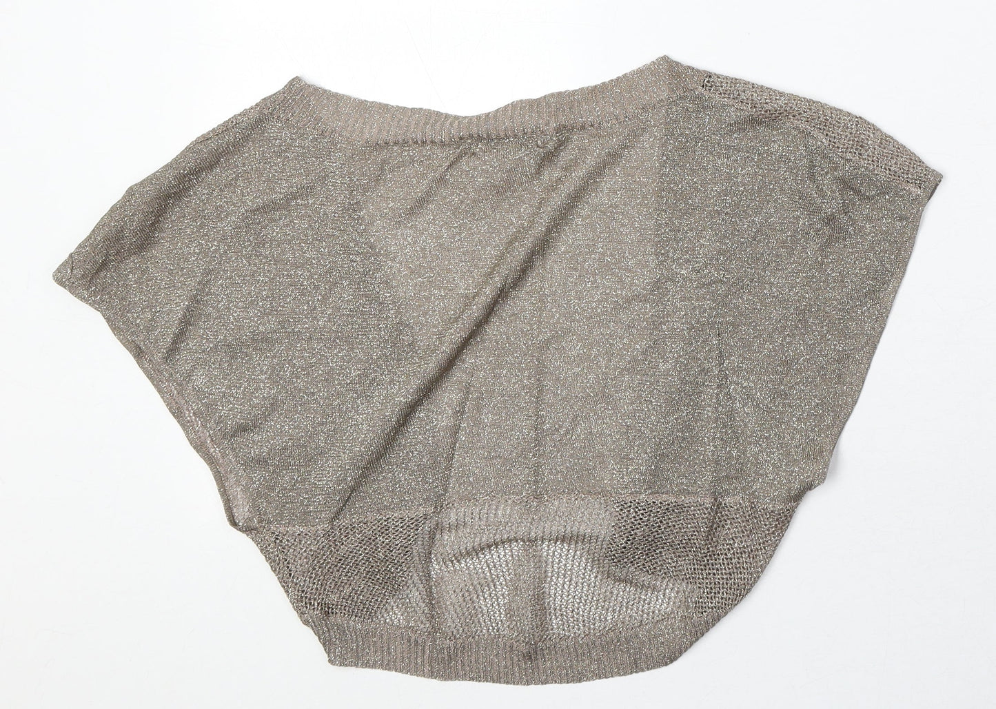 Womens UK Size 10 Topshop Brown Cardigan Jumper