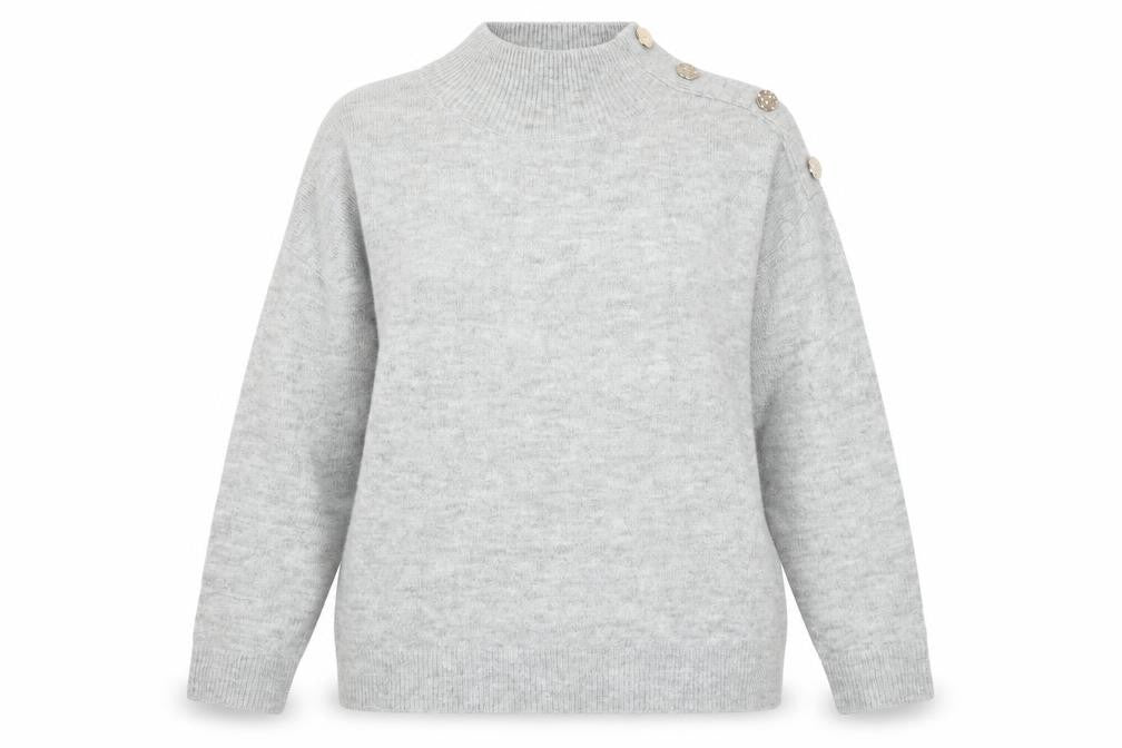 Womens UK Size 16 Dorothy Perkins Grey Pullover Jumper
