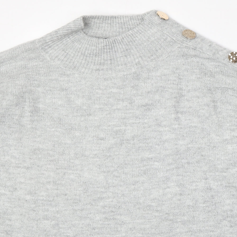 Womens UK Size 16 Dorothy Perkins Grey Pullover Jumper