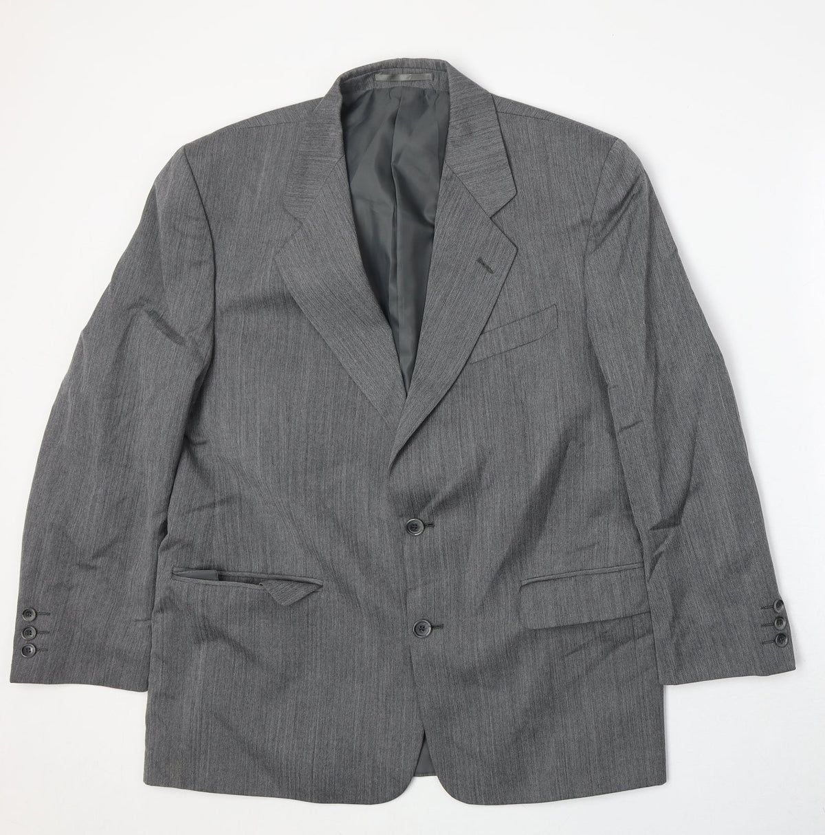 Mens UK Size 40 West Brook Regular Grey Suit Jacket