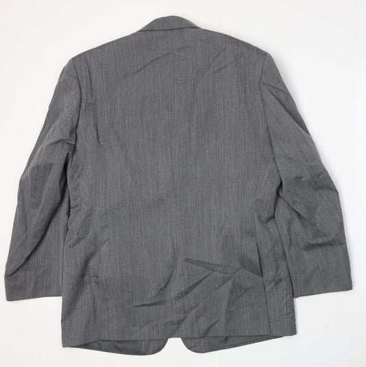 Mens UK Size 40 West Brook Regular Grey Suit Jacket