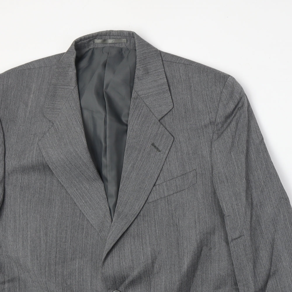 Mens UK Size 40 West Brook Regular Grey Suit Jacket