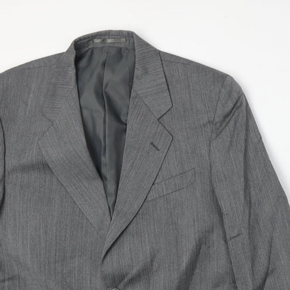 Mens UK Size 40 West Brook Regular Grey Suit Jacket