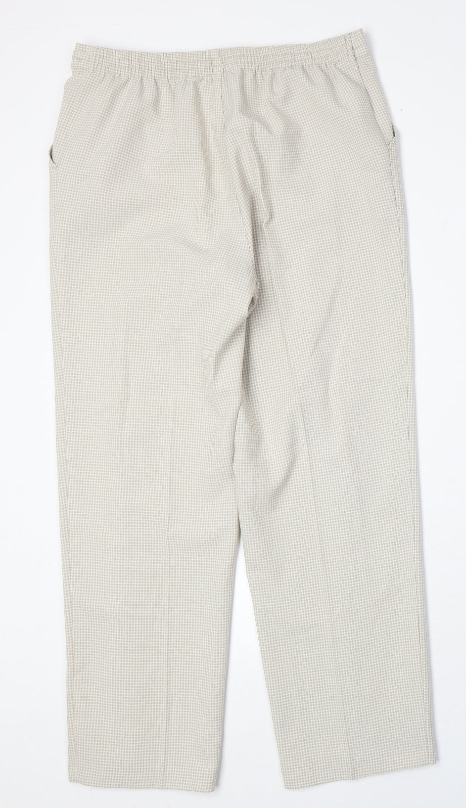 Womens UK Size 10 Marks and Spencer Regular Fit  Beige Trousers
