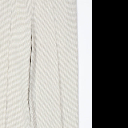 Womens UK Size 10 Marks and Spencer Regular Fit  Beige Trousers