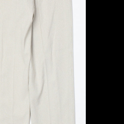 Womens UK Size 10 Marks and Spencer Regular Fit  Beige Trousers