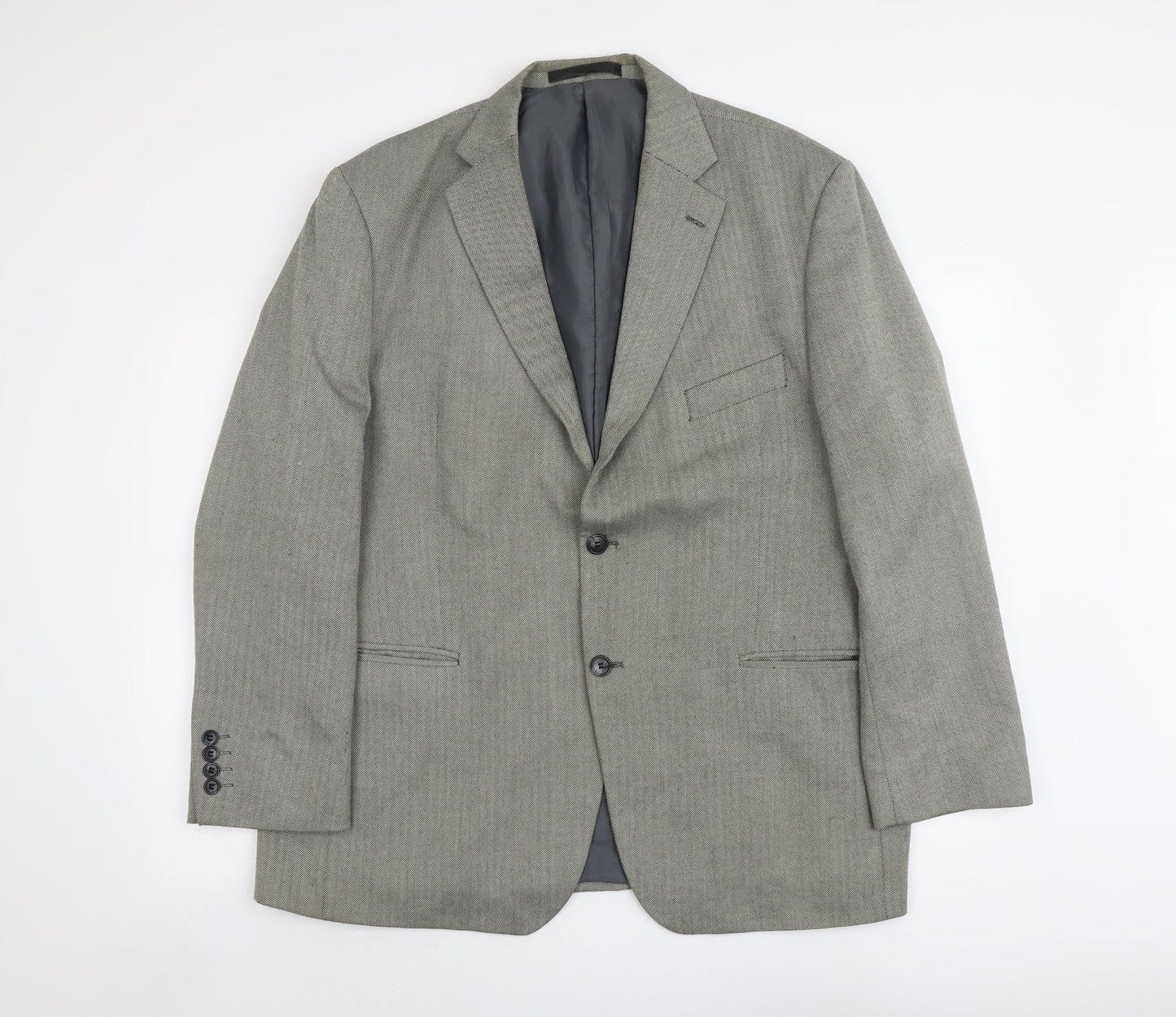 Mens UK Size L Marks and Spencer Regular Grey Suit Jacket