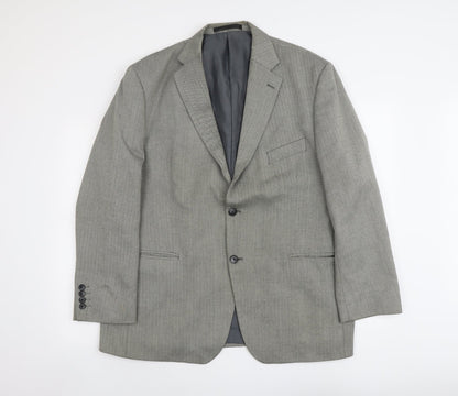 Mens UK Size L Marks and Spencer Regular Grey Suit Jacket