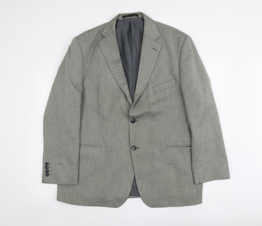 Mens UK Size L Marks and Spencer Regular Grey Suit Jacket