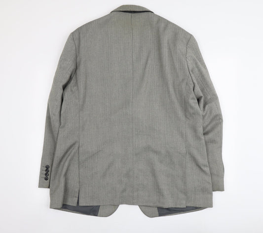 Mens UK Size L Marks and Spencer Regular Grey Suit Jacket