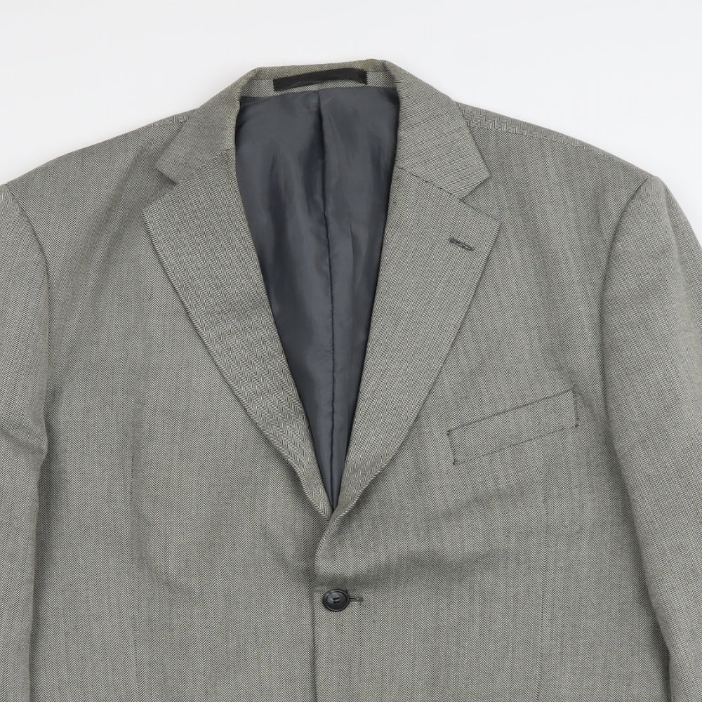 Mens UK Size L Marks and Spencer Regular Grey Suit Jacket