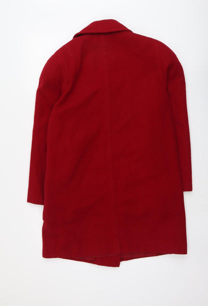 Womens UK Size 10 Astraka Red Pea Coat