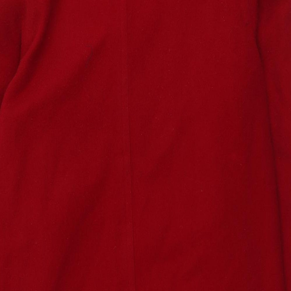 Womens UK Size 10 Astraka Red Pea Coat