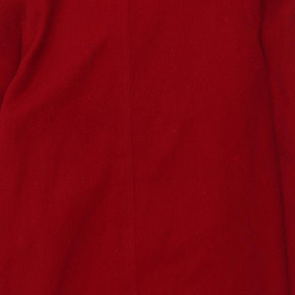 Womens UK Size 10 Astraka Red Pea Coat