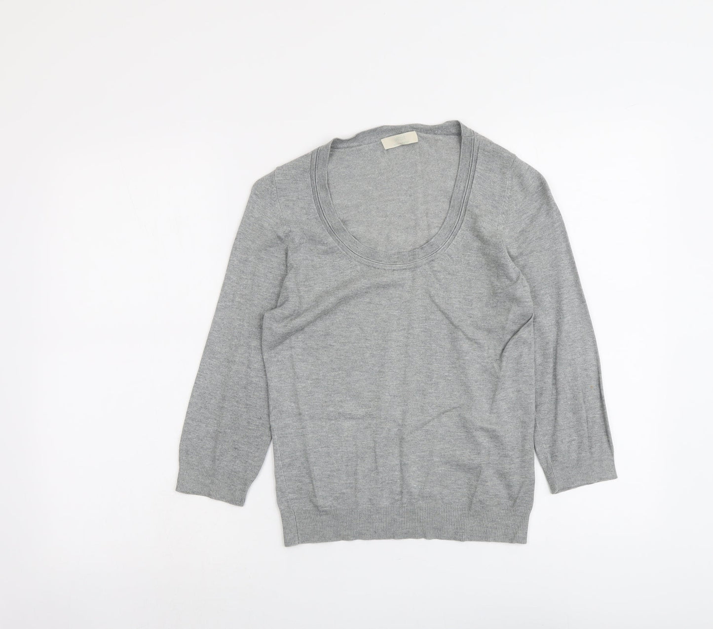 Womens UK Size 10 Marks and Spencer Grey Pullover Jumper