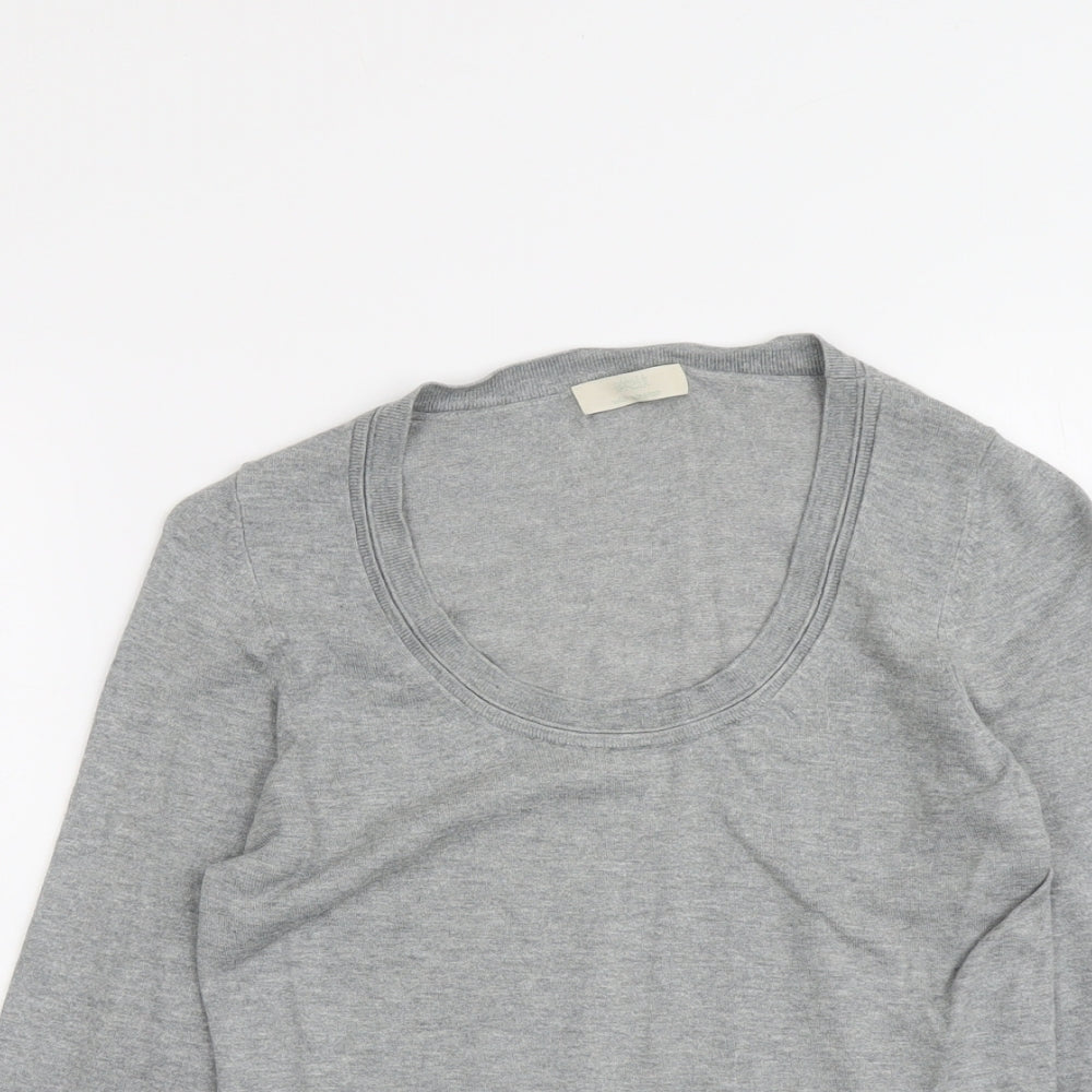 Womens UK Size 10 Marks and Spencer Grey Pullover Jumper