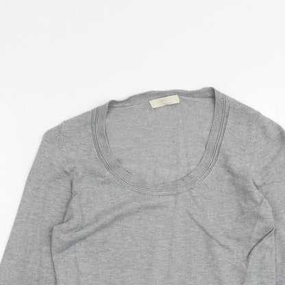 Womens UK Size 10 Marks and Spencer Grey Pullover Jumper