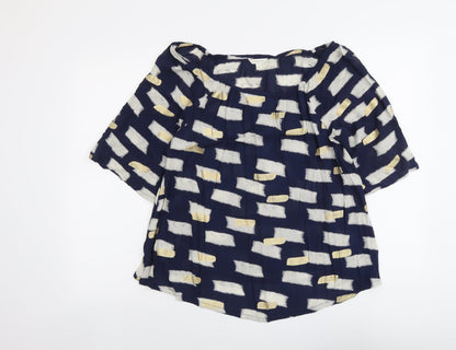 Womens UK Size S Monsoon Black Basic Blouse