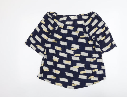 Womens UK Size S Monsoon Black Basic Blouse