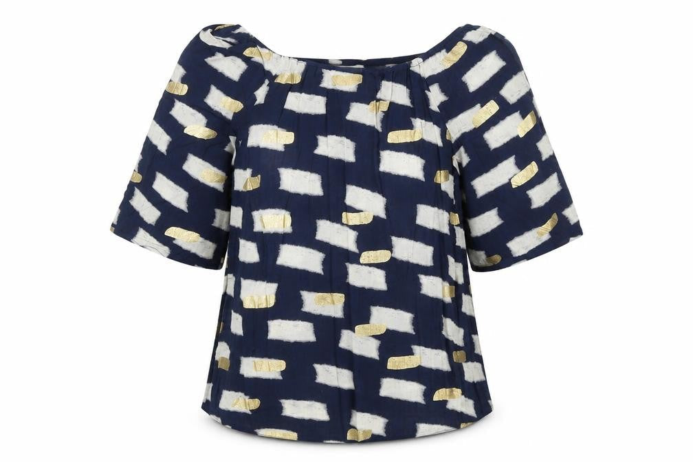 Womens UK Size S Monsoon Black Basic Blouse