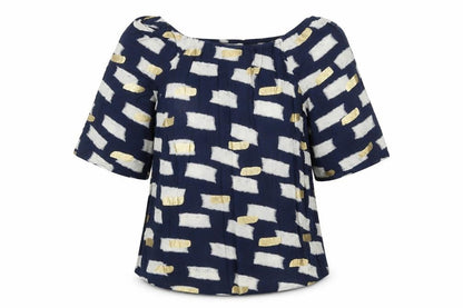 Womens UK Size S Monsoon Black Basic Blouse