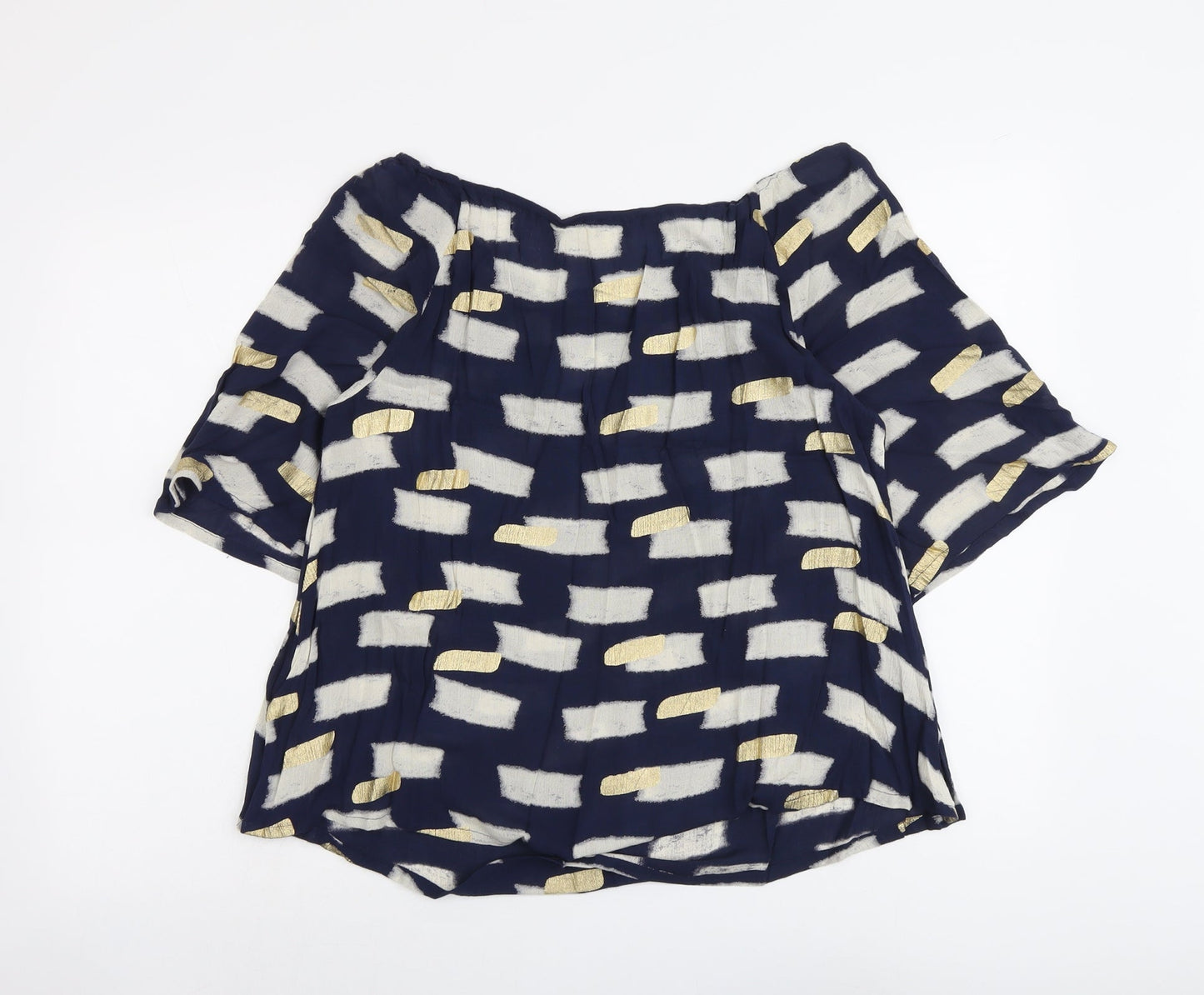 Womens UK Size S Monsoon Black Basic Blouse