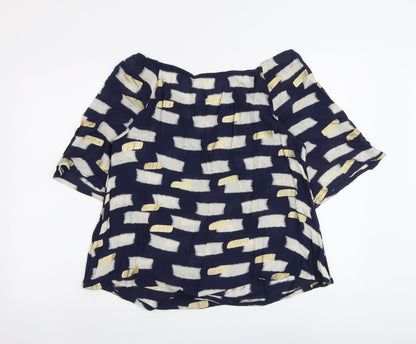 Womens UK Size S Monsoon Black Basic Blouse