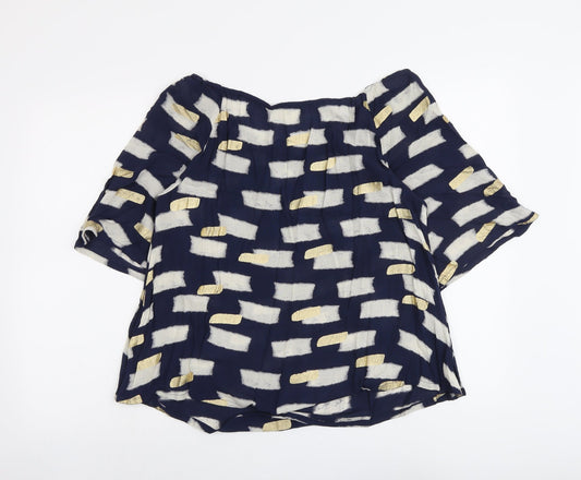 Womens UK Size S Monsoon Black Basic Blouse