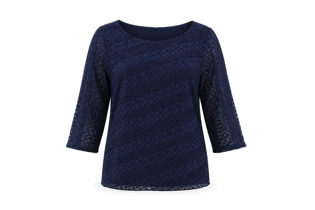 Womens UK Size 14 Per Una Blue Basic Blouse