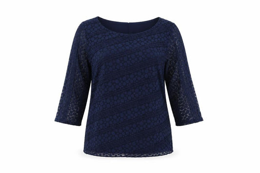 Womens UK Size 14 Per Una Blue Basic Blouse