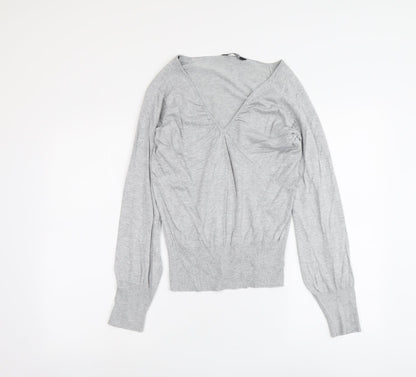 Womens UK Size 12 Dorothy Perkins Grey Pullover Jumper