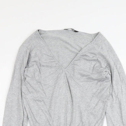 Womens UK Size 12 Dorothy Perkins Grey Pullover Jumper