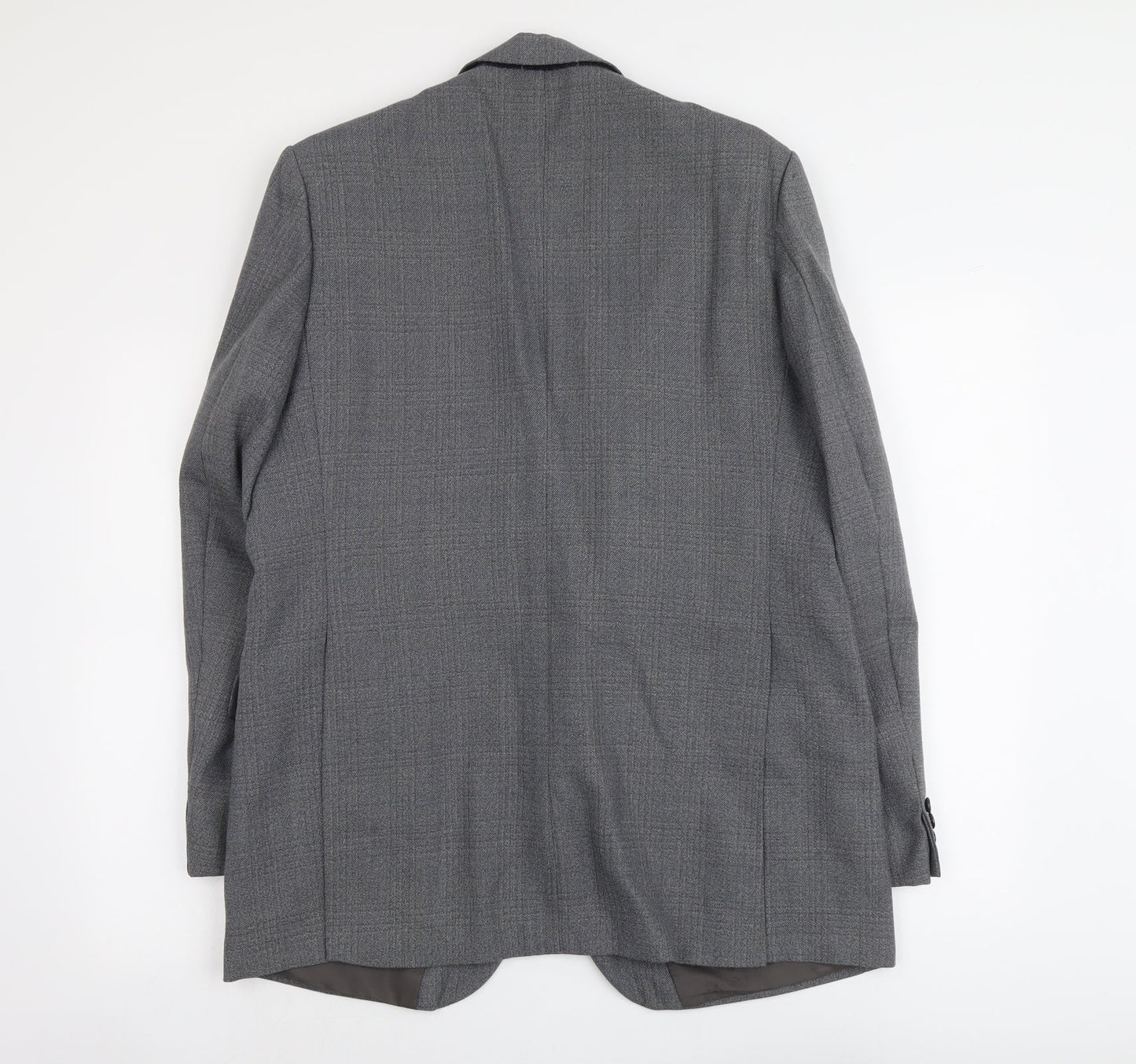Mens UK Size L Trevira Regular Grey Suit Jacket