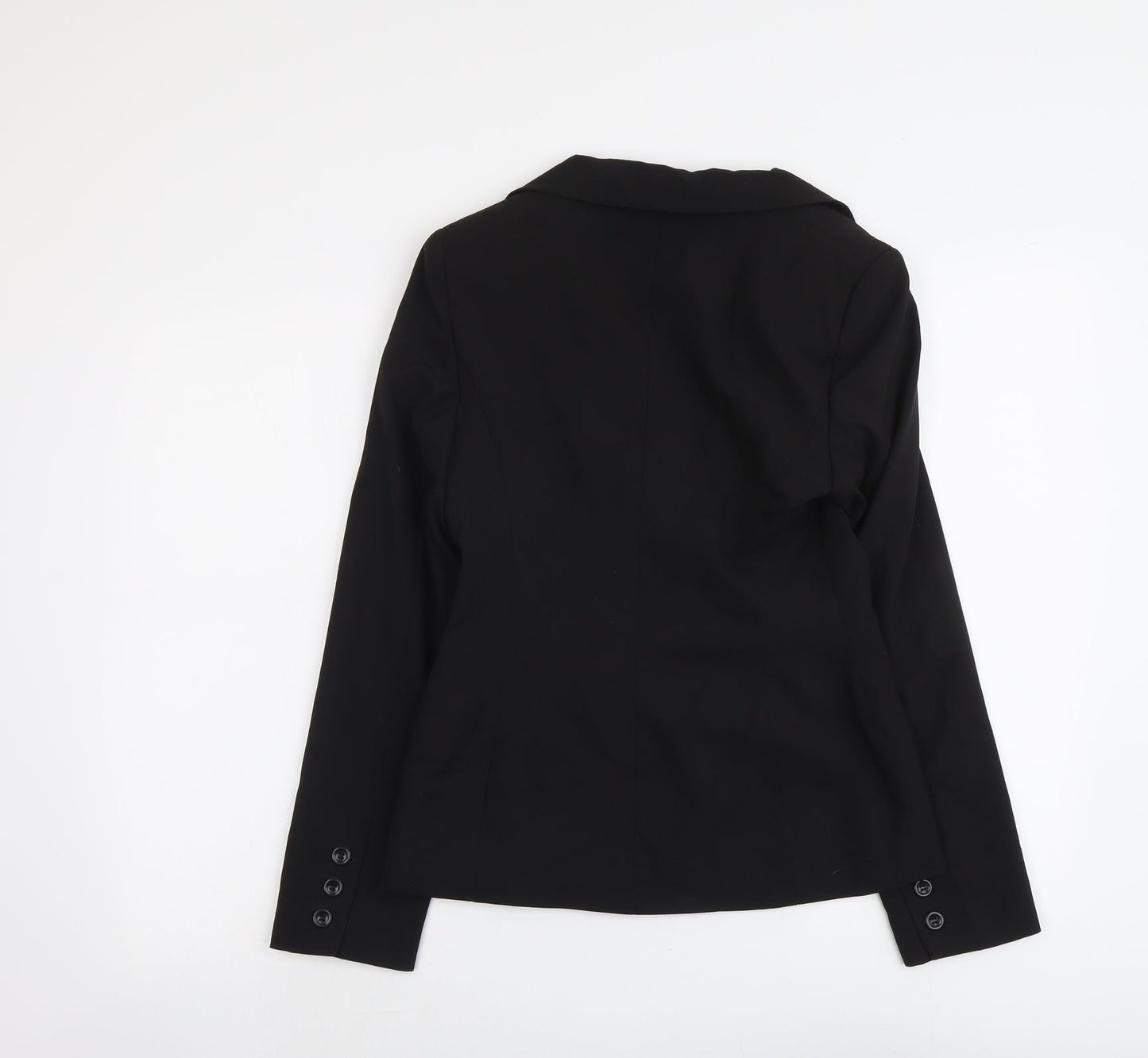 Dorothy Perkins Womens Black Polyester Jacket Blazer Size 8