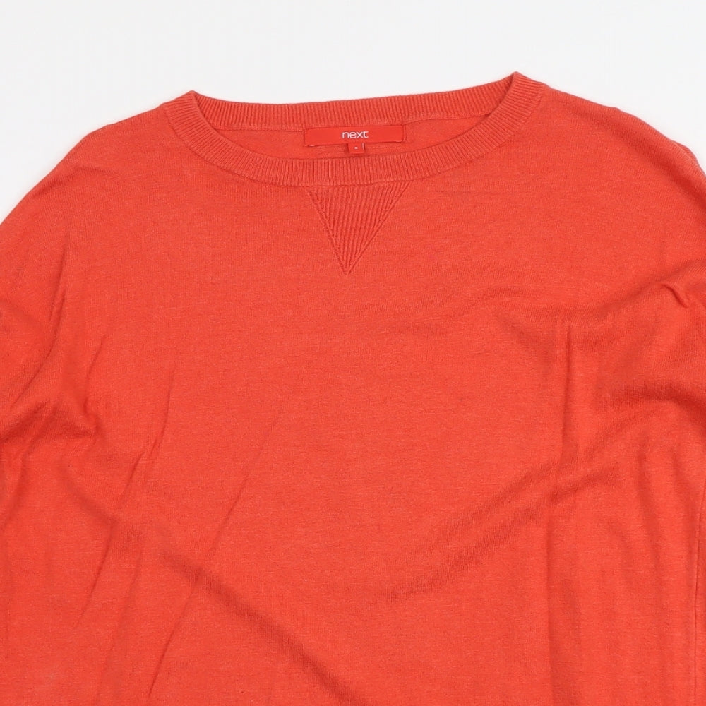Womens UK Size 8 NEXT Red Pullover Jumper