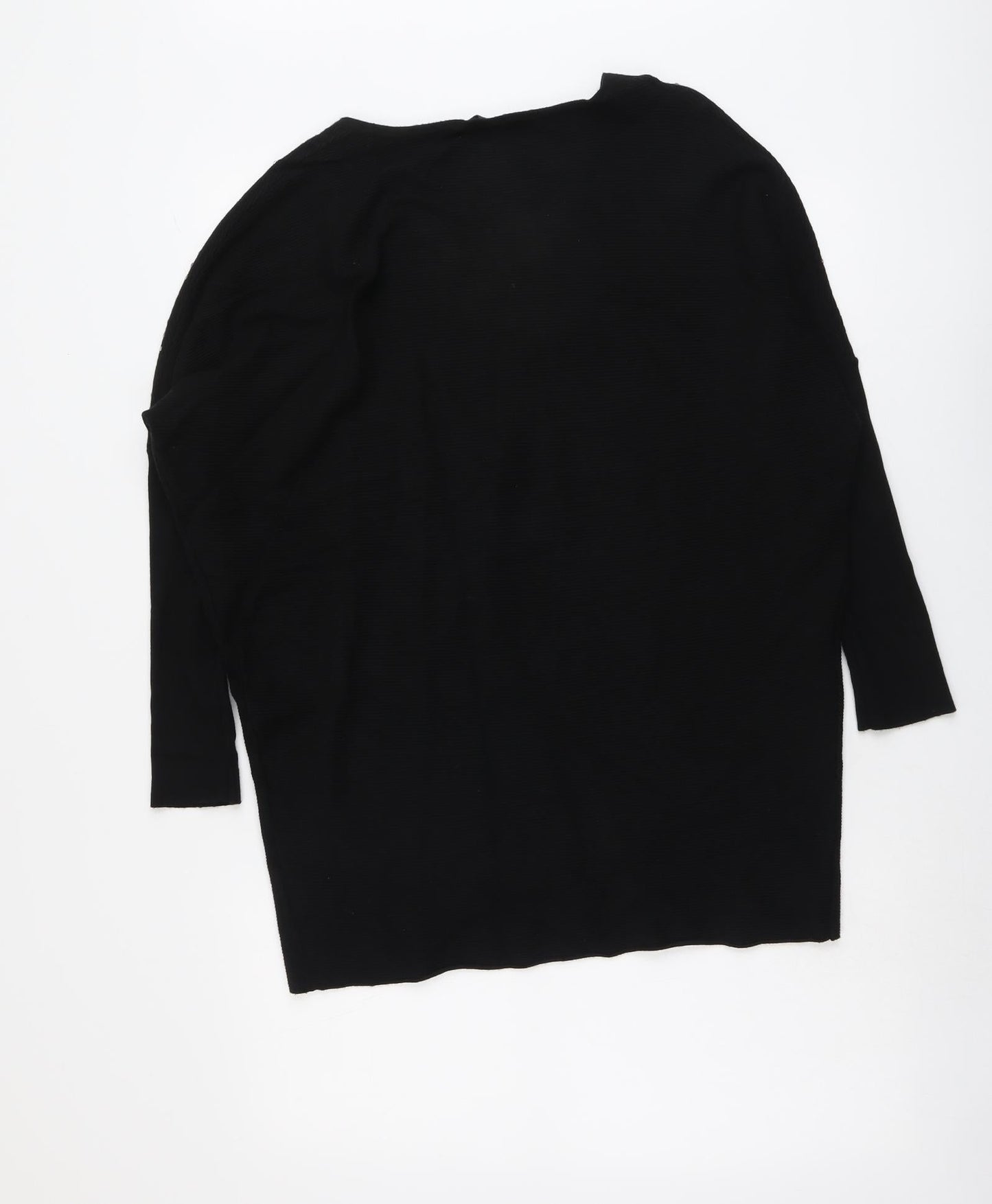 Womens UK Size S Quiz Black Pullover Jumper