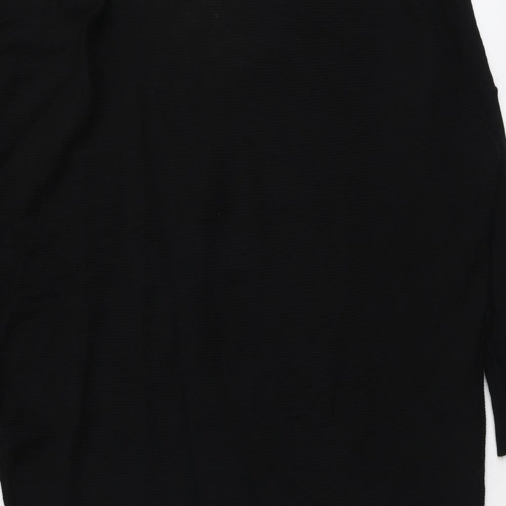 Womens UK Size S Quiz Black Pullover Jumper
